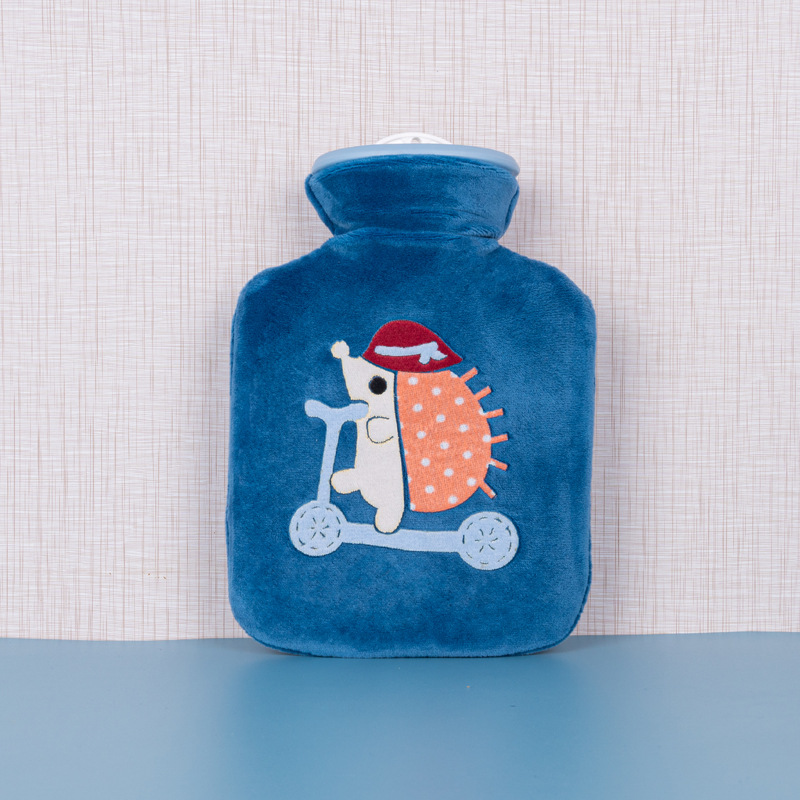 스몰 사이즈 + 파란색 입체 고슴도치 천 커버