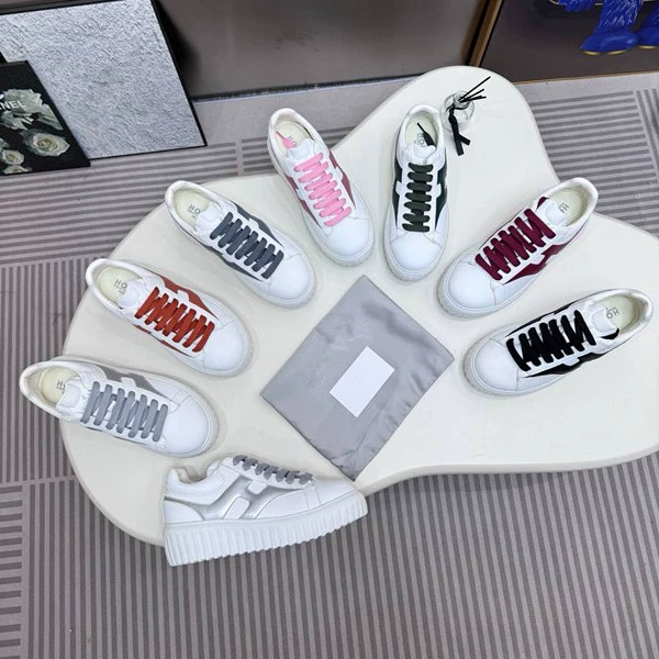 Гуандун Gaoding Housden Hjia Cookie Женская обувь 2025 Весенние кексы Маленькие белые туфли из кожи дикого комфорта