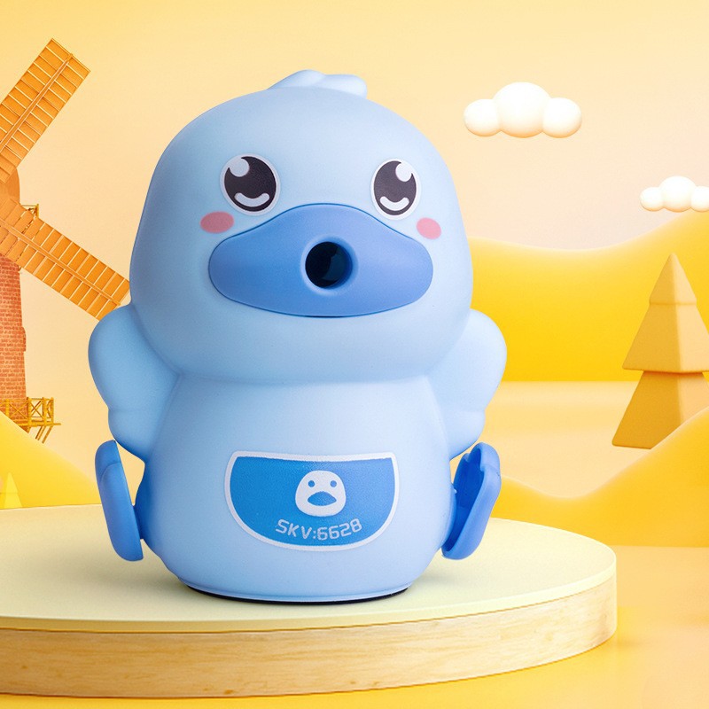 Xiaomeng Capibara mano agitación de lápiz automático de alimentación de plomo lindo lápiz cortina de lápiz caja de regalo para niños pequeños lápiz cortina