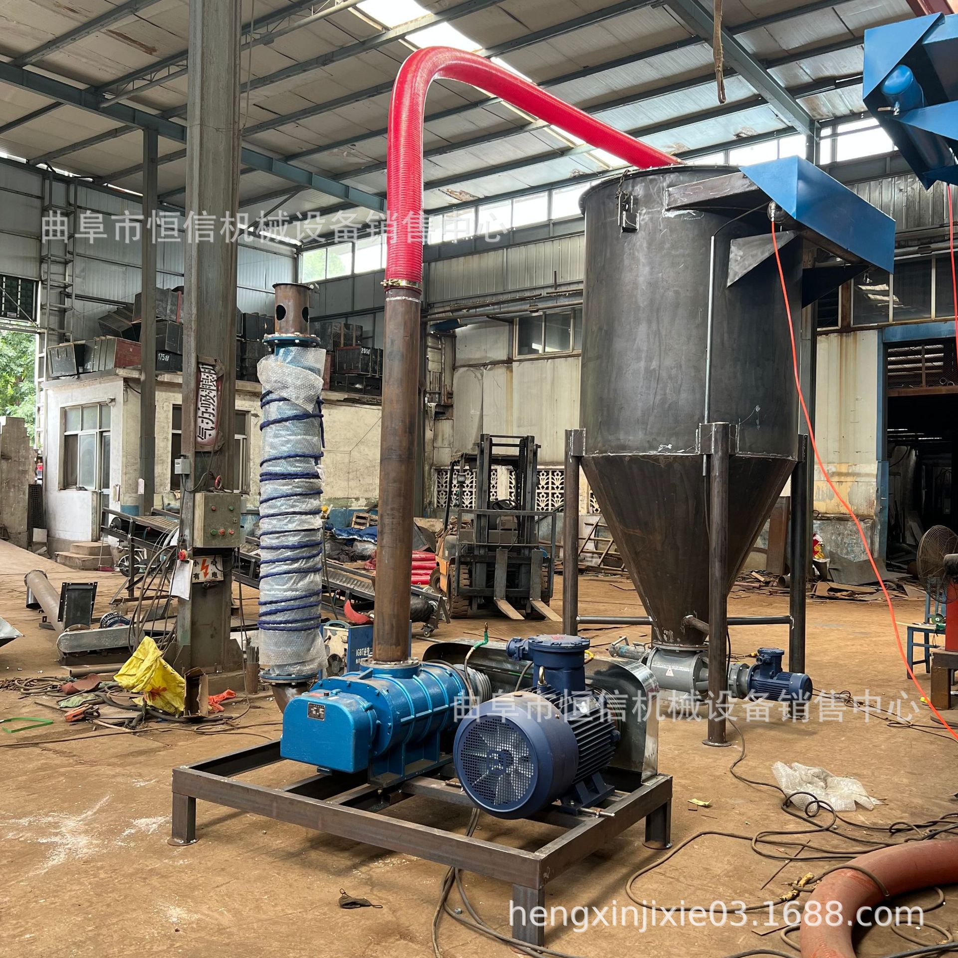 无粉尘的氧化铝粉吨包气力吸灰机zcjb 稻谷壳气力吸粮机 一机多用