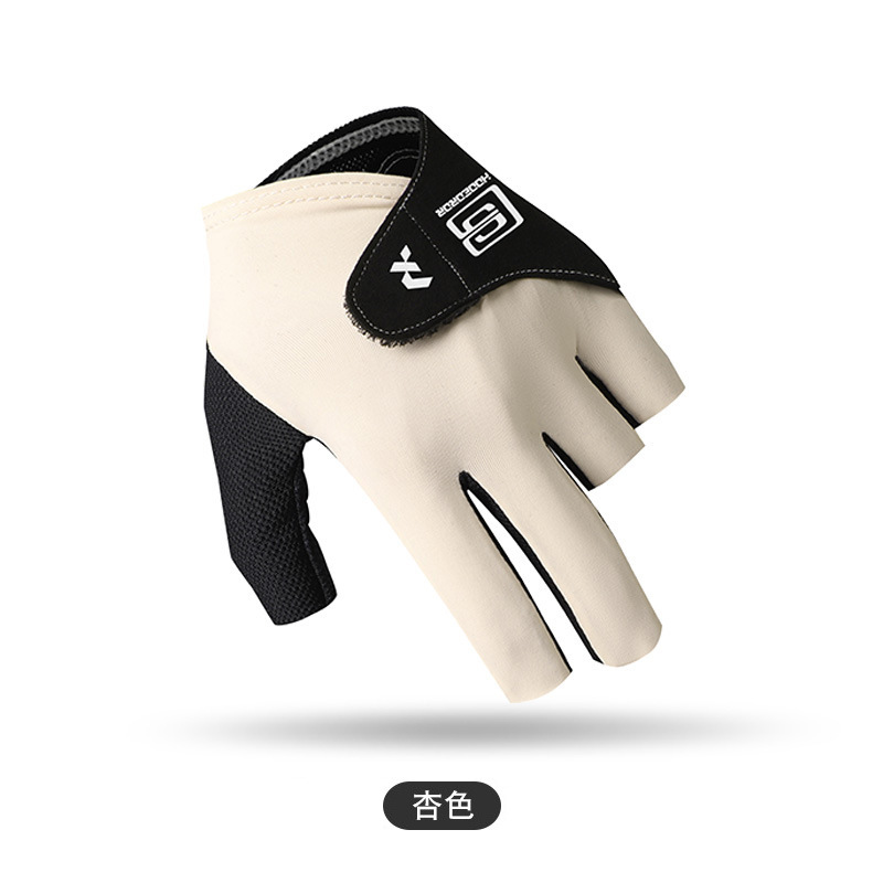 Guantes de billar, snooker de medio dedo para hombres y mujeres, ropa individual, seda de hielo elástica suave, guantes finos con hebilla antideslizante transpirables image 12