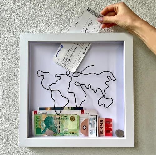 Ticket Stub Photo Frame Ticket Storage Box Concert Stub Postcard Silver Coin Stamp Commemorative Storage Box Picture Frame