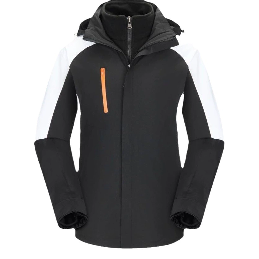 Зимняя куртка «Три в одном», мужская и женская съемная ветрозащитная куртка из двух частей, непромокаемые теплые утолщенные лыжные комбинезоны