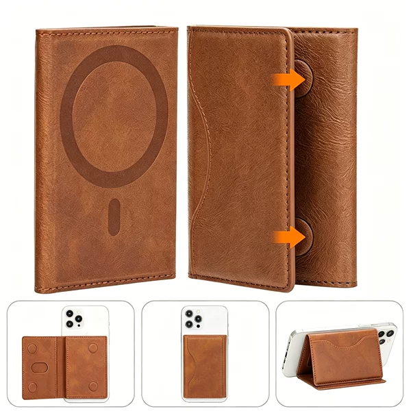 70% off Magnetic Card Holder with Stand, Multifunctional Magsafe Magnetic Card Holder, Wallet-style 23-card Magnetic Card Holder