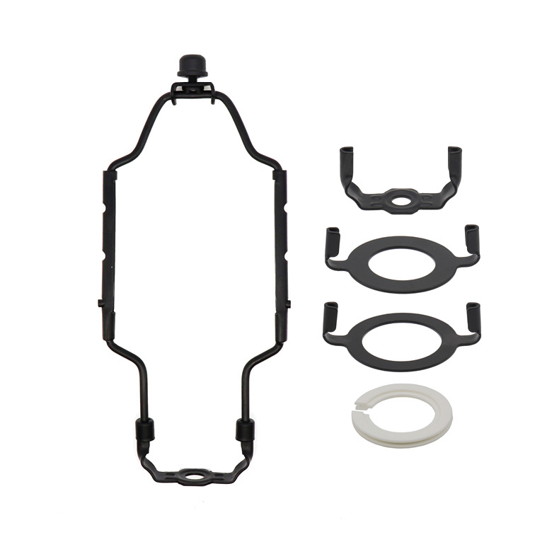 (검정) Y자형 리프팅 브래킷 + φ42 홀 각도 + φ36 홀 각도 + φ10 홀 각도 + 작은 캡 + 변환 링