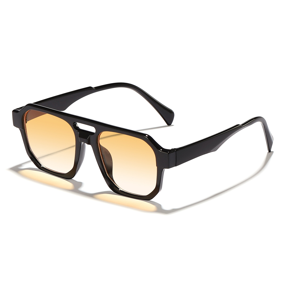 2024 nuevo doble haz caja personalizada punk tecnología futuro sentido gafas de sol al aire libre desgaste esencial sol sombra gafas de sol