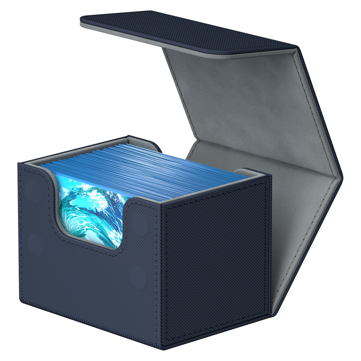 De gama alta de 100 + multi-funcional PU caja de tarjeta de juego de mesa MTG Ultraman tarjeta Bao Ke Meng Wanzhi tarjeta de almacenamiento al por mayor