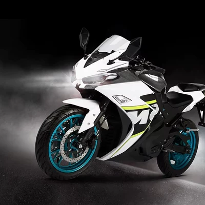 V6 New Electric Motorcycle Sports Car 72V5000W/3000W High-Power Electric Motorcycle High-Speed Electric Vehicle