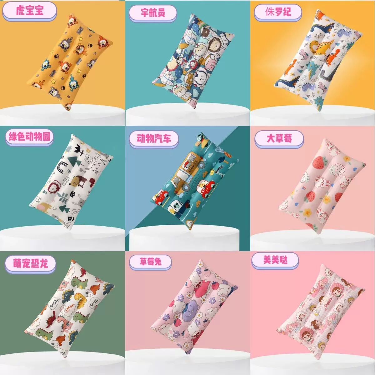 儿童全棉枕芯卡通幼儿园纯棉枕头婴儿宝宝学生午睡枕30x50可水洗