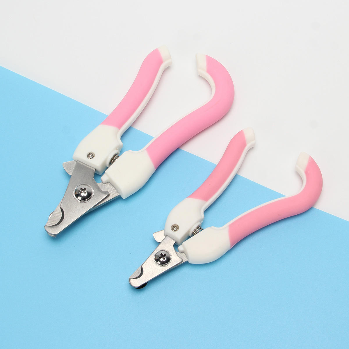 Fábrica al por mayor cortaúñas de acero inoxidable para mascotas con cortaúñas de archivo cortaúñas de gato suministros de limpieza