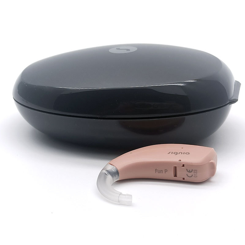 Diversión P oído para los ancianos con pérdida de audición severa Desde el audífono de Siemens xijia loto rojo