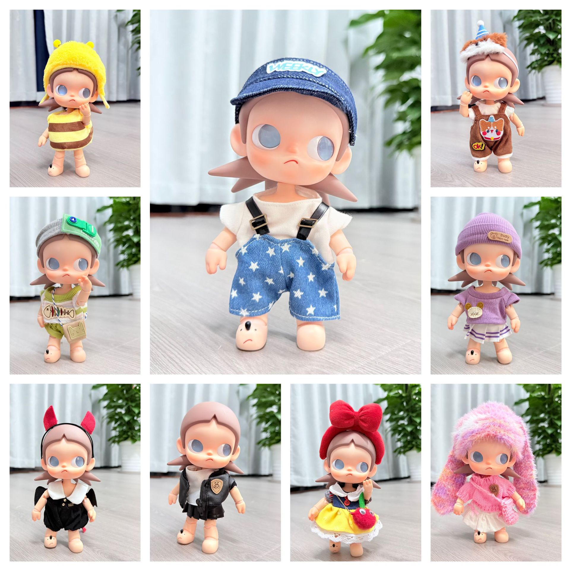 仅衣服 zsiga可动人偶向往之处bjd玩偶娃衣1/8嘎子姐衣服配件20cm