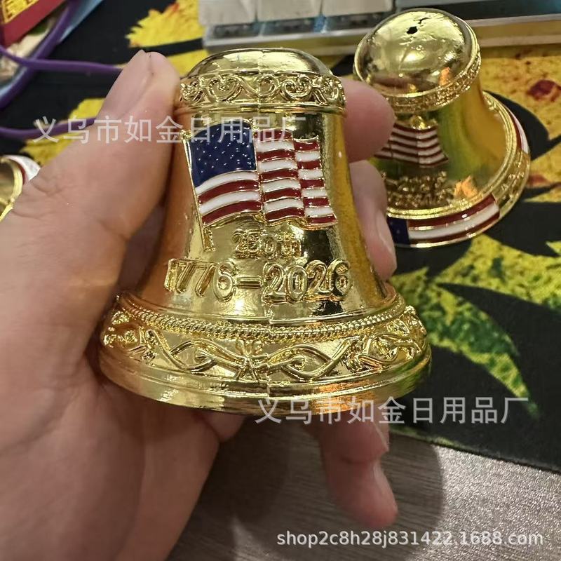 跨境新款250th Anniversary Bell Ornament250周年圣诞纪念钟饰|undefined