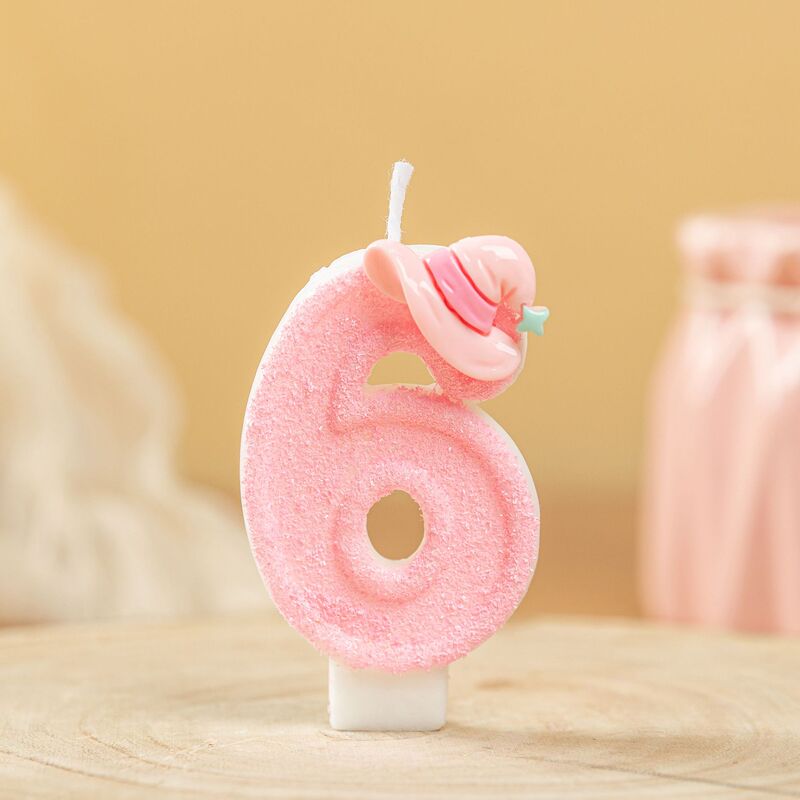 国境を越えた電子商取引デジタル誕生日ロマンチックなギフトキャンドルソイワックスピンク魔女帽子Amazon AliExpress限定|undefined