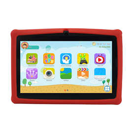 7寸WIFI安卓儿童平板电脑家长控制16G教育学习机硅胶外壳外贸工厂