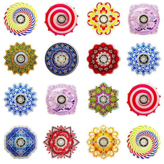 Amazon new mandala graffiti creative fingertip gyro color small gyro decompression toy small gift wholesale