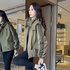 休闲运动工装棒球服女款2025新款春秋季洋气百搭小个子冲锋衣