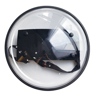 Factory Direct Sales PC Round Shield Can Be Printed with LOGO Security Shield