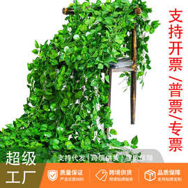 常春藤绿植藤条仿真人造藤蔓花朵婚礼仿真花绿色植物花藤场景装饰