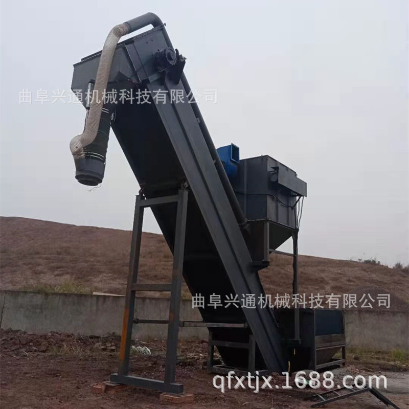 河北沧州矿粉中转卸集装箱拆箱机 粉煤灰 水泥卸集装箱装车机厂家