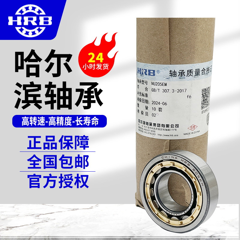 HRB哈尔滨轴承 N314EM  N315EM  N316EM 二类圆柱滚子轴承
