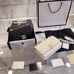 オリジナル標準正確なハイバージョンシープスキンシャオシャンジアダブルスモールゴールデンボールチェーンバッグレトロ本革ショルダーメッセンジャーバッグ