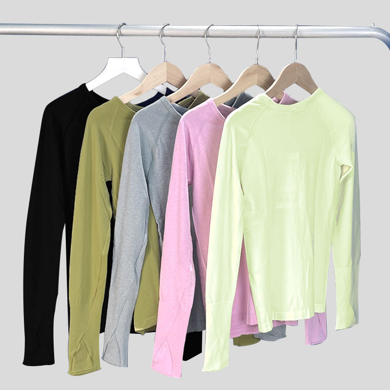 Swiftspeed Women's Sports Long-Sleeved T-Shirt Yoga Wear Stretch Running Quick-Drying Fitness Top Comfortable