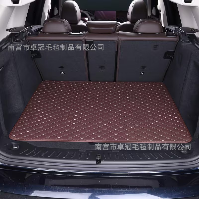 Car Trunk Mat for Cross-Border Trade, Universal for Small Cars, Suvs, and Sedans, Pvc Leather Trunk Mat, Easy to Maintain