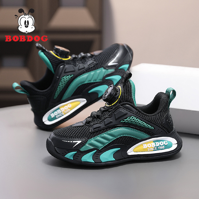 Ademende kindersportschoenen met mesh en antislipzool_voghion.com