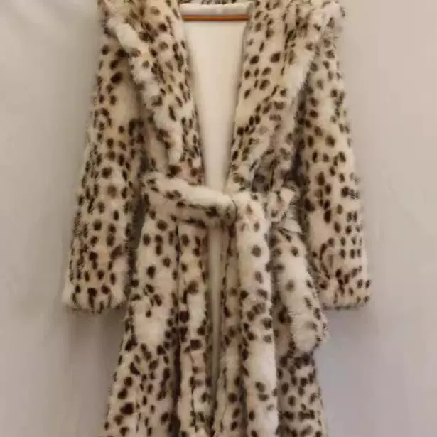 Keep warm woolen down jacket with hood, trench coat