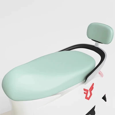 Motorcycle cushion — and Sun-Proof Seat Cover, Electric Bike - green-backrest-cover-small