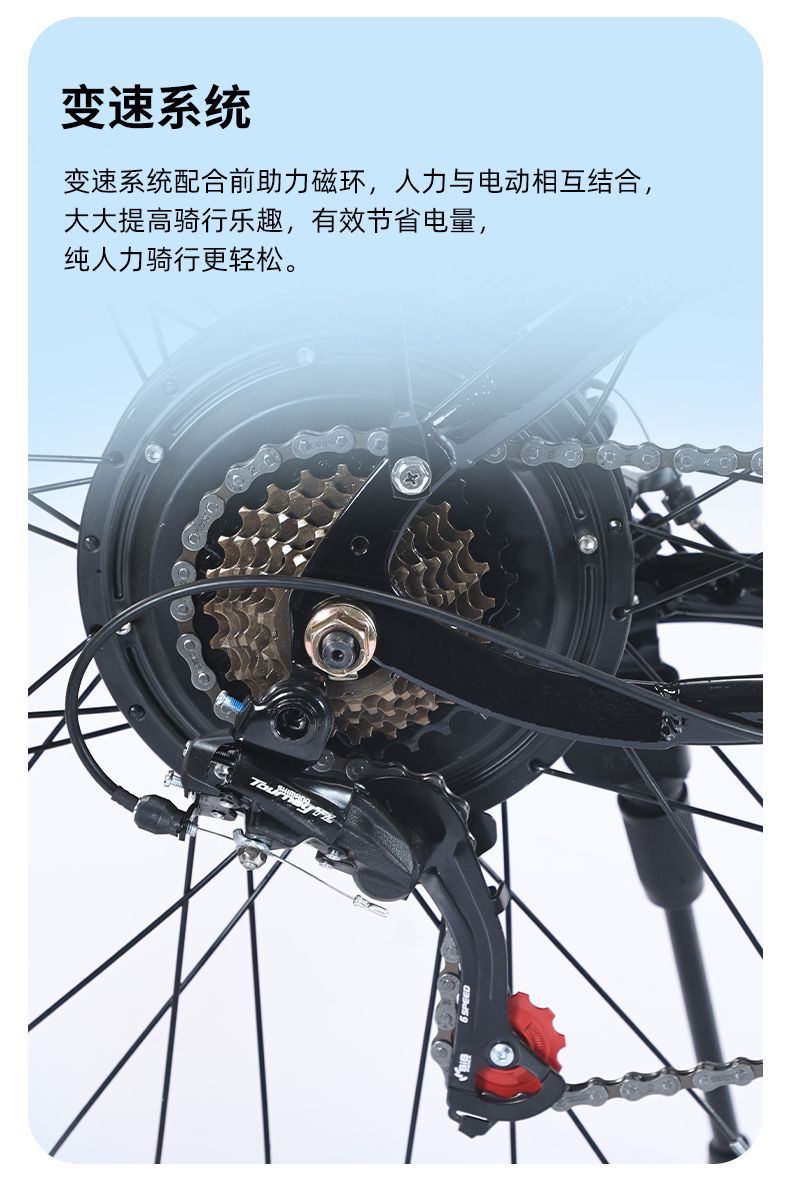 26 Inch Electric Bicycle New National Standard Lightweight Lithium