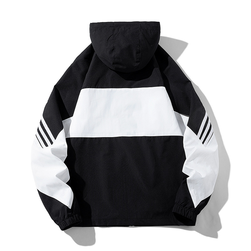 Chaqueta con Capucha al Aire Libre para Hombre de Poliéster Transpirable, A Prueba de Viento para Actividades al Aire Libre image 4