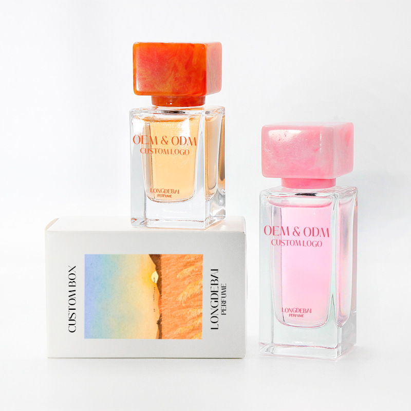 15バヨネット30ml 50ml 100mml角型ガラス香水瓶と樹脂カバーの細いスプレー化粧品瓶|undefined