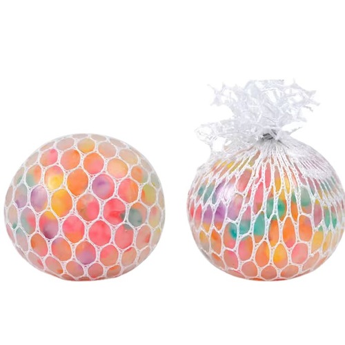 Stress-relief grape-shaped slow rebound ball, colorful grid bag, hand-pinch colorful texture stress-relief squeezing toy