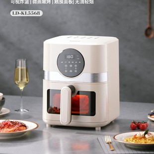 Dragon's Visual Air Fryer Ld-Kl5568 Multifunctional Oil-Free Electric Fryer 5L Large Capacity Event Gift