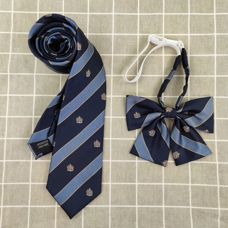 校供日系JK领结花蝴蝶结手打款领带制服校服配饰套装平角正统学生|ru
