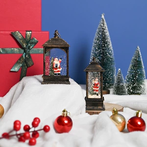 Christmas Decoration Desktop Ornament Santa Claus Night Light