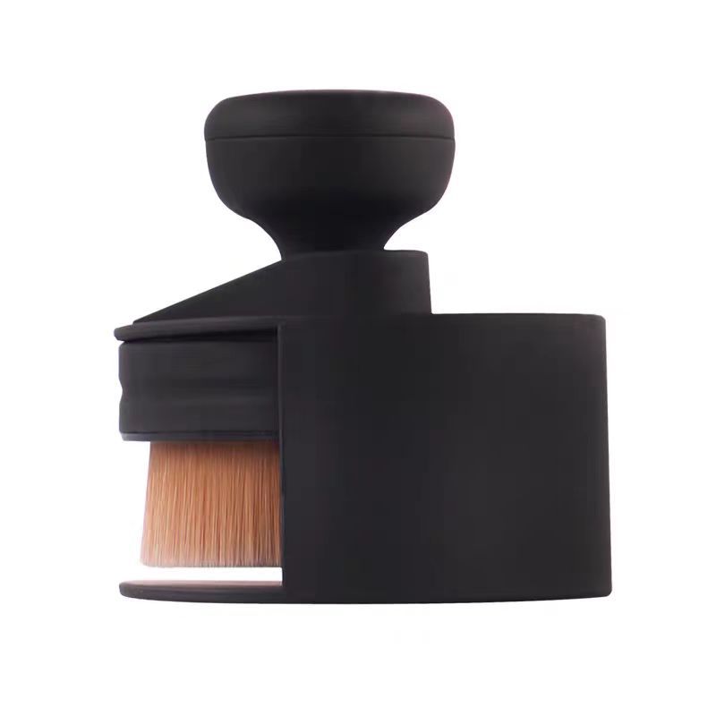 Cepillo de sello cepillo de base cepillo de maquillaje de cabeza plana cepillo de polvo de manicura multifuncional cepillo de neumáticos de pelo suave cepillo de limpieza de automóviles