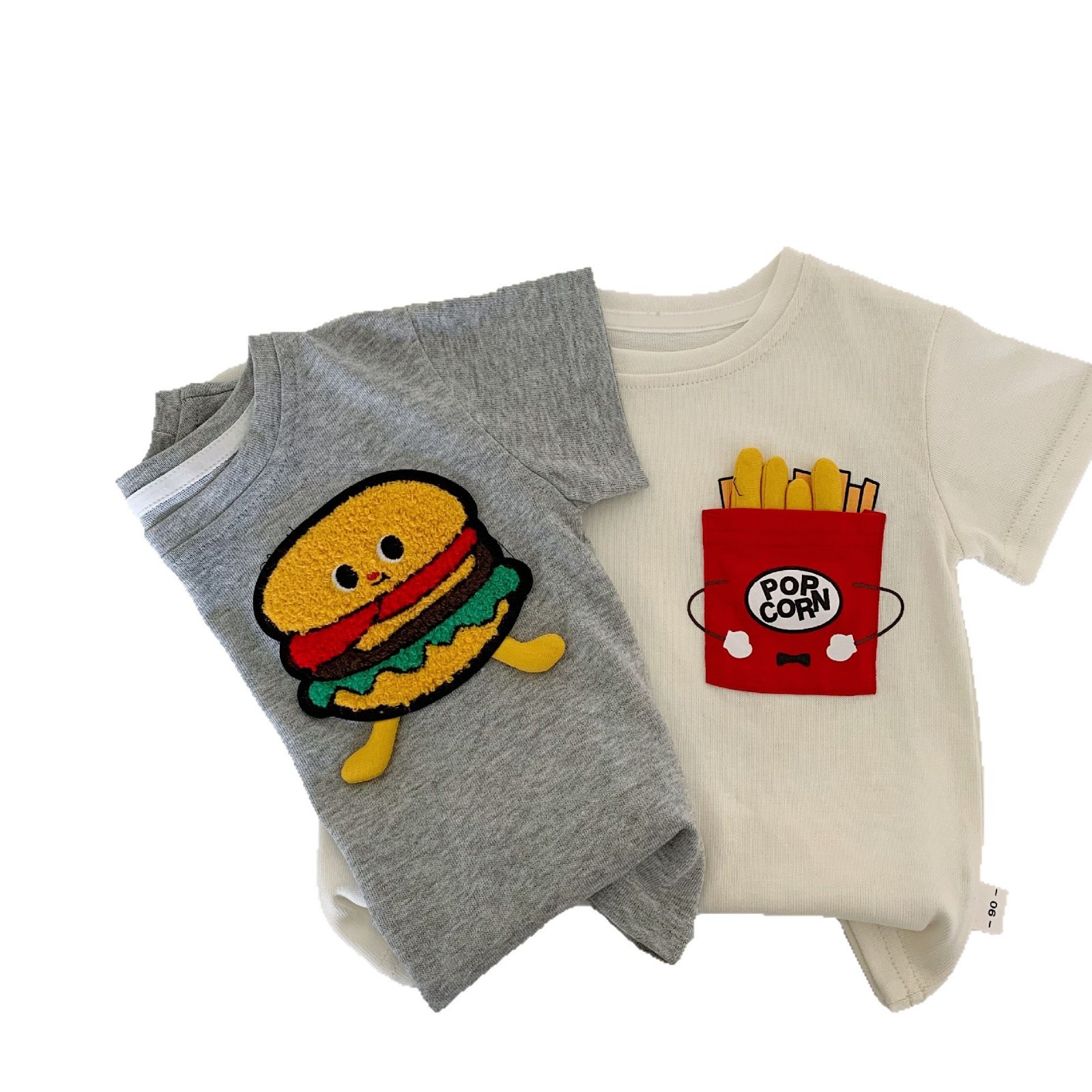 Camiseta de manga corta para niños Maibao 2025 nueva ropa para niños coreanos ropa para niños verano blusas de verano de media manga al por mayor