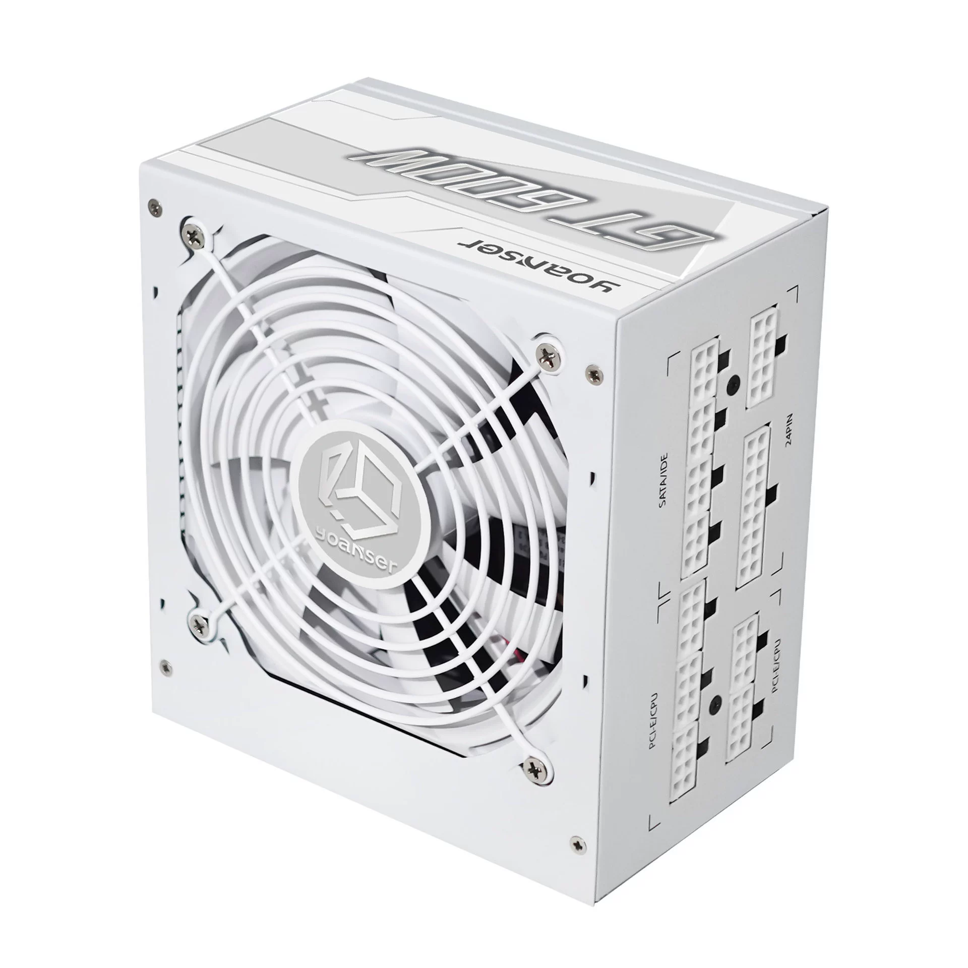 ATX 600W 80Plus Gold Full Modular Power Supply600W белый корпус