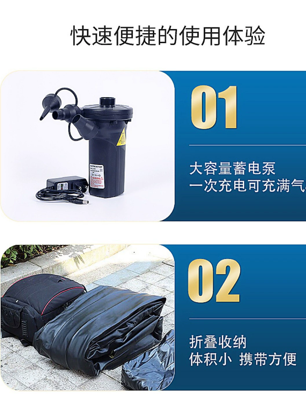 Automatic inflatable eraser for fishing, wear-resistant folding soft heel, travel children's life jacket, boat, increased thickness