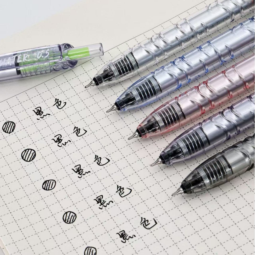 Quick dry black rollerball pen for students