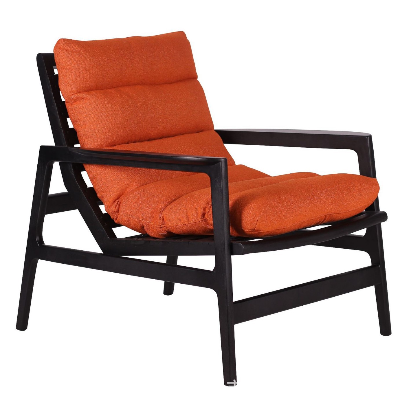 All Solid Wood Frame Leisure Soft Bag Recliner Hotel Lobby Reception Chair B&B Wabi-Sabi Style Club Reception Chair