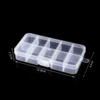 Integrated card slot fixation (10 grids) 12.8*6.6*2.2cm