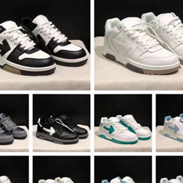 Putian Shoe Factory Cross-Border Wholesale Off-White Arrow Low-Top Casual Versatile Collaboration Office Sneakers for Men and Women