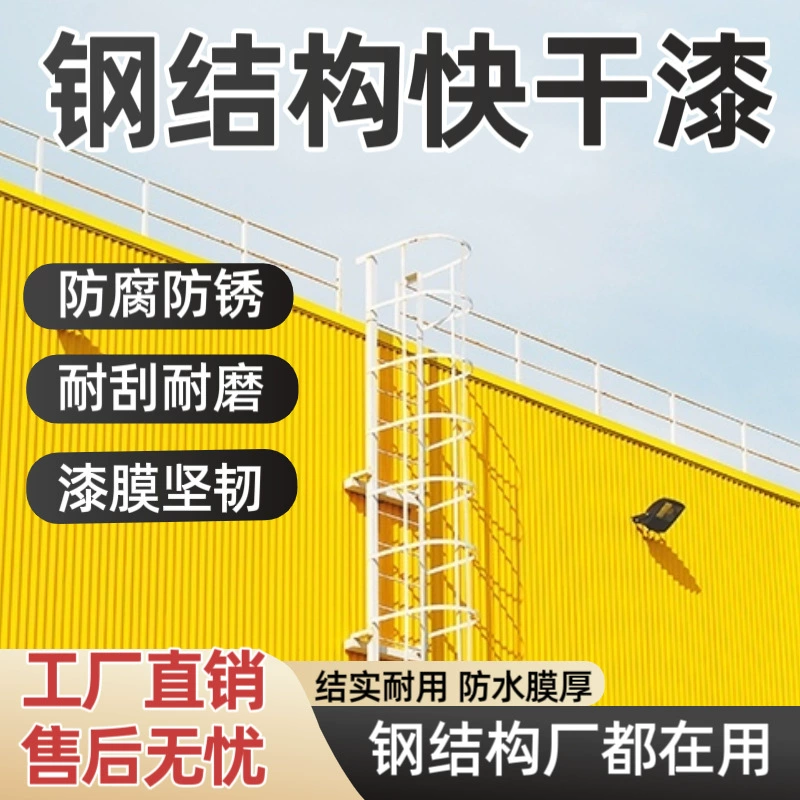 Быстросохнущая смешанная краска для стальных конструкций, мостовое оборудование, ограждения, строительные леса, антикоррозионная и антикоррозионная краска для ремонта металла