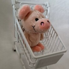 厂家供货毛绒玩具娃娃机抓机公仔挂件包包挂件汽车钥匙扣小猪威比