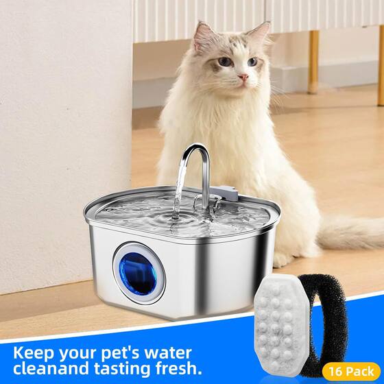 Pet water dispenser filter element cat fountain replacement filter activated carbon filter cotton water feeder filter element piece wholesale