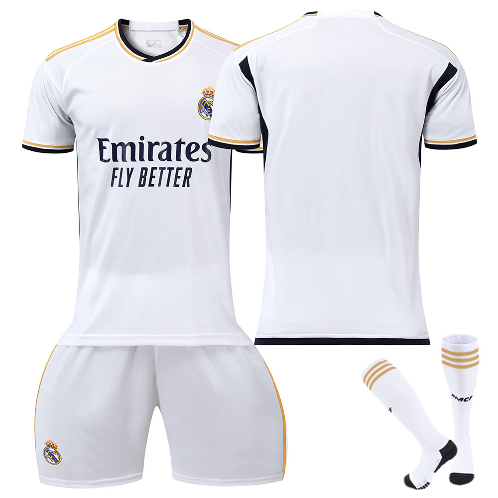 2324 Camiseta de fútbol del Real Madrid No. 7 Vinicius 5 Camiseta Belingham Mbappé 10 Modric Cross-border
